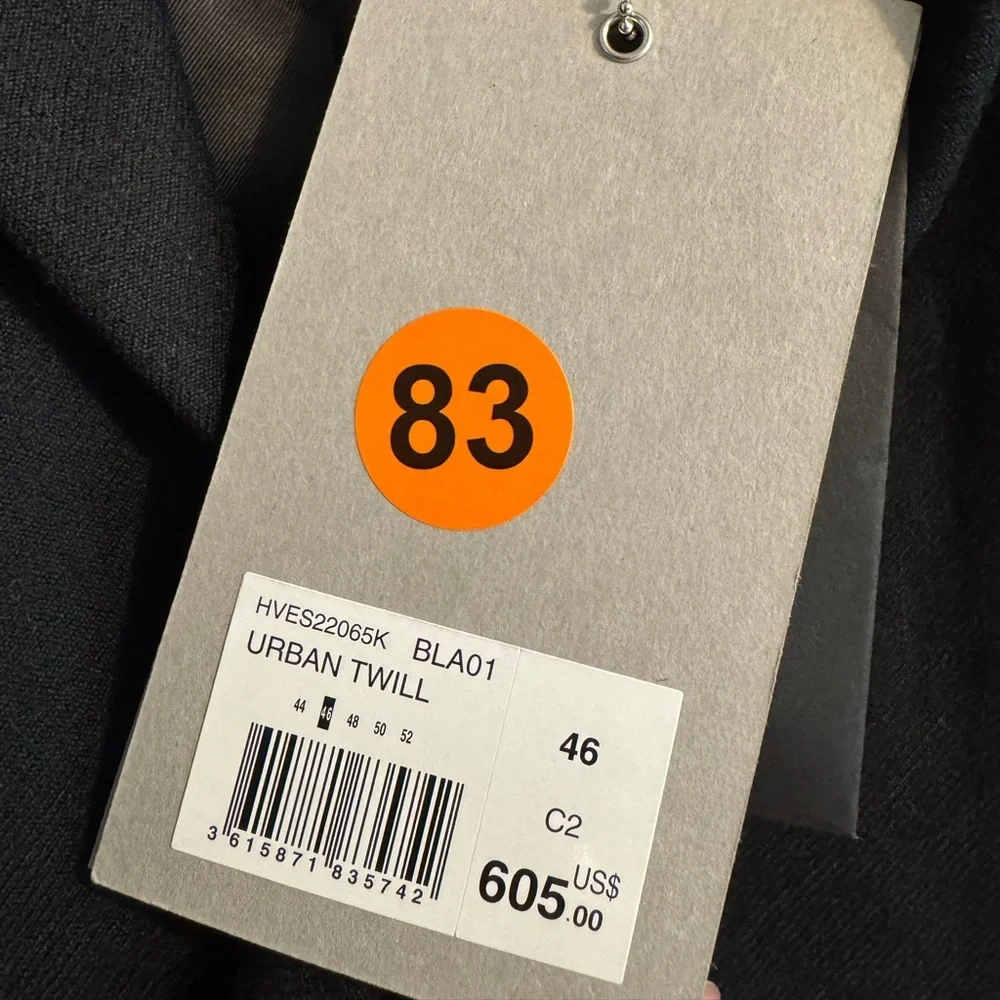 NWT Kooples Men's Black Two-Button Blazer